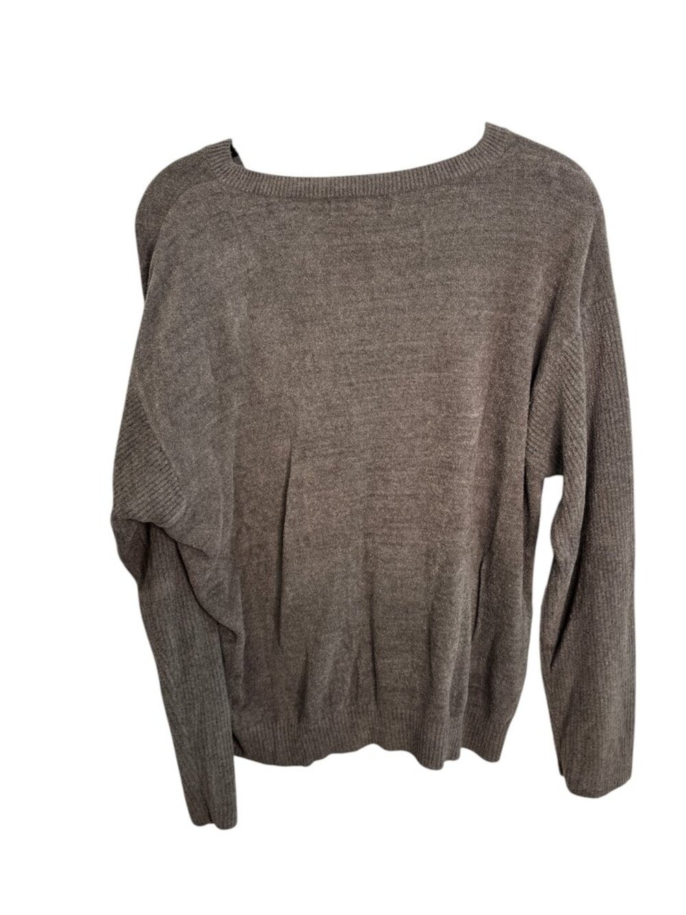 Barefoot Dreams CozyChic Ultra Lite Lounge Set Women’s Medium V-Neck Sweat - Picture 4 of 7